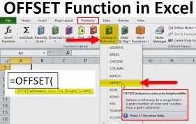 Offset In Excel Formula Examples How To Use Offset