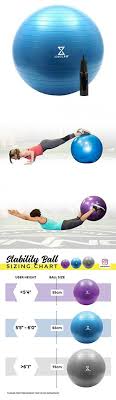 exercise ball for stability strength balance yoga or