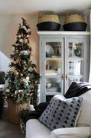 Christmas Ideas In A Small Space Upstairs Tour Nesting With Grace Christmas Decorations Living Room Holiday Decor Decor