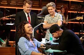 Harry Styles Got A New Tattoo On Television Last Night Harry Styles Face Harry Styles Smile The Late Late Show