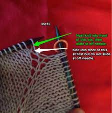 16 (16, 18, 18, 20) sts. Inc1l Raglan Increase Used In The Strand Hill Cardigan Pattern By Keya Kuhn