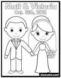 Personalized printable bride groom flower girl ring bearer. Personalized Wedding Coloring Pages 1 Free Print And Color Online