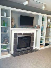 Typical ingenious ikea assembly process.5. Faux Built In Billy Bookcase Ikea Hack Fireplace Built Ins Faux Built Ins Ikea Fireplace