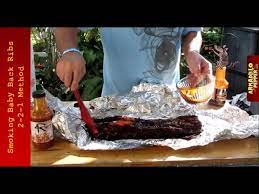 How To Smoke Baby Back Ribs 2 2 1 Method Masterbuilt Smoker Youtube