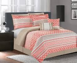 While you're here be sure to check out comforters and bedding for all bed sizes, as well as throws, throw pillows and even blackout curtains. 7 Piece Central Park Coral Comforter Set Queen A Thrifty Mom Recipes Crafts Diy And More