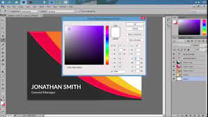 Get creative and use whatever you want, it's your business card, not mine! Make A Business Card In Photoshop Youtube