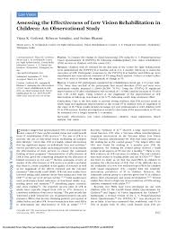 pdf assessing the effectiveness of low vision