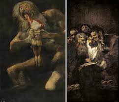 Saturn devouring his son is an eerie subject that inspired many artists like peter paul rubens and francisco goya, who painted the subject in their own way. Goya Cronus Devouring His Children