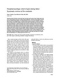 Image result for Non-Pharmacologic Pain Control in Labor