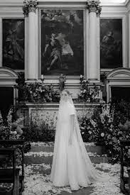 Modern Bridal Dress Emilia Wickstead Modern Bridal Dress Wedding Tuscany Wedding