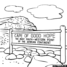 South africa flag coloring pages for kids, toddlers, kindergarten to color and print. Cape Of Good Hope South Africa Coloring Page Coloring Pages Coloring For Kids Kid Coloring Page