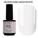 Komilfo Bottle Gel Milky White 15 ml with brush - Most popular ...
