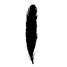 Stock Archaeopteryx Feather Silhouette By Chrismasna On Deviantart Feather Crow Feather Feather Template