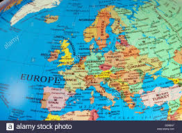 Us staaten / themen karten. Europa Karte Eine Karte Des Europaischen Kontinents Mit Den Landern Auf Einer Erde 2013 Stockfotografie Alamy