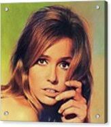 Eva Renzi, Vintage Actress Painting by Esoterica Art Agency