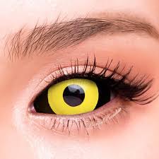 Image result for black sclera contacts