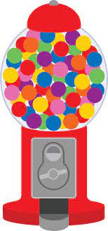 Cute Clip Art Of A Classic Red Gumball Machine Gumball Machine Bubble Gum Machine 100 Days Of School