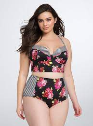 The Best Swimsuits For Your Body Type The Everygirl Stripes Bikini Top Plus Size Swimsuits Best Swimsuits