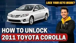 Maybe you would like to learn more about one of these? How To Unlock 2011 Toyota Corolla Without A Key Youtube