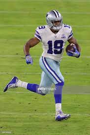 Wide Receiver Amari Cooper Of The Dallas Cowboys Rushes Against The Dallas Cowboys Wide Receiver Cowboys