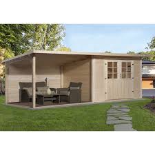 Weka Holz Gartenhaus Como Natur B X T 598 Cm X 300 Cm Kaufen Bei Obi In 2020 Gartenhaus Holzgartenhaus Anbau Gartenhaus
