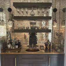 How much does glass backsplash cost? Pin On Wine Cellar Bars