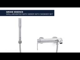 We purchased this tub filler as part of a full bathroom renovation. Grohe Essence Bath Faucet With Shower Set Attractive Design And Functional Perfection Youtube