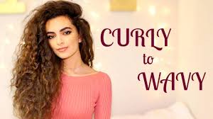 At this point, my hair routine is upwards of 10 products; Hairstyle Tutorial How I Go From Curly To Wavy Hair Youtube