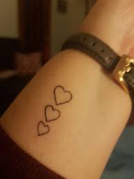 My Tattoo Hubby And Two Kids Tattoos Heart Tattoo Wrist Family Heart Tattoos