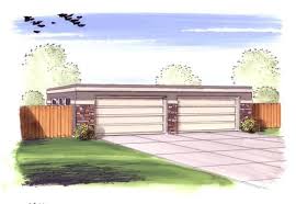 26 X 40 X 9 4 Car Garage With Flat Roof At Menards House With Porch Flat Roof Garage Plans