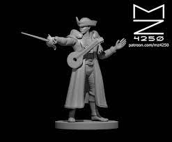 Half Orc Male Bard Dungeons and Dragons D&D TTRPG - Etsy