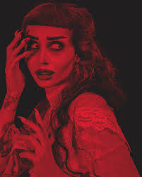 The Solar Eclipse Lurked With It's Crimson Shadows A5 Photo Print