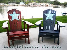 25 Incredible Painted Patriotic Furniture Makeovers Celebrating The Red White Blue Adirondack Chairs Painted Beach Chairs Adirondack Chairs
