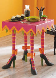 Supported By Whimsical Yet Sturdy Witch Legs I D Love To Do My Front Port Wh Whimsical Painted Furniture Whimsical Furniture Patience Brewster Halloween