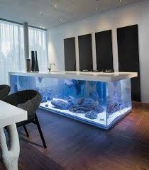 Einzigartiges Aquarium Als Tresen Haus Design Aquarium Raumteiler Futuristisches Interieur