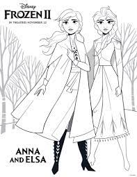Today we have some great frozen coloring pages for you. Frozen 2 Free Printable Anna And Elsa Coloring Page Mama Likes This