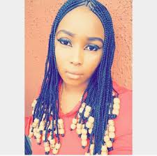 Ghana braids are an african style of protective crownrow braids that go straight back short straight back with beads. 30 Gorgeous Braided Hairstyles With Beads 2017 Photos Blogit With Olivia