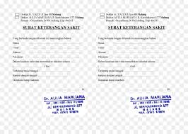 Surat sakit, yang terkadang disebut sebagai surat dokter, surat izin dokter, atau surat keterangan sakit, adalah surat keterangan dari dokter mengenai kondisi kesehatan anda dan pengaruhnya. Dokumen Dokter Sakit Gambar Png