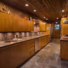 Black kitchen cabinets add elegance when paired with white walls and accessories. 75 Beautiful Ceramic Tile And Wood Ceiling Kitchen Pictures Ideas July 2021 Houzz