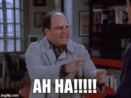 Costanza Ah Ha Gif Costanza Ah Ha Seinfeld Discover Share Gifs