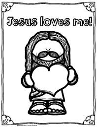 Man praying to jesus coloring page printable easter bunny coloring page for kids. Jesus Loves Me Coloring Pages Worksheets Teaching Resources Tpt