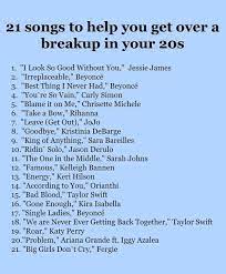 Get Over You Songs Breakup Playlist Breakup Songs Music Mood