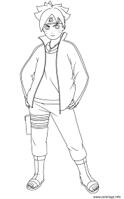 Coloriage Naruto Uzumaki A Young Ninja Who Seeks To Gain Recognition A Imprimer Coloriage Naruto Coloriage Dessin Naruto