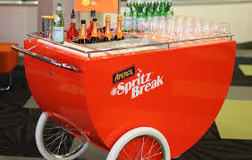 Commuter Industries Aperol Spritz Break Campaign Aperol Aperol Spritz Pop Up Bar