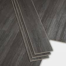 Gray vinyl flooring at lowes com. Goodhome Bachata Dark Grey Wood Effect Luxury Vinyl Click Flooring 2 56m Pack Diy At B Q