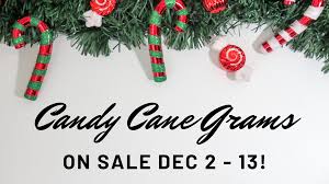 The modern candy cane came from the 17th century as straight sticks of sugar candy. Candy Grams