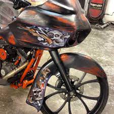 Custom Motorcycle Painting For Harleys And Baggers In Dallas Tx By Linear Automotives Motorcycle Division