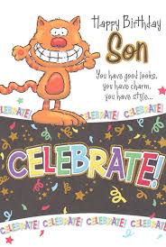 Try to search more transparent images related to happy birthday png |. Wholesale Birthday Son Humorous Greeting Card 16994 1