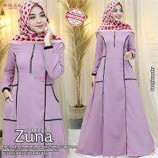 Baju gamis balotelli kombinasi shazfa. Model Gamis Elegan Cantik Diary Hijaber