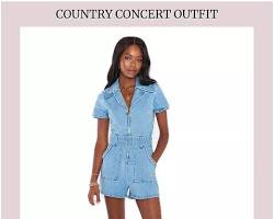 Image of Boots country concert outfit